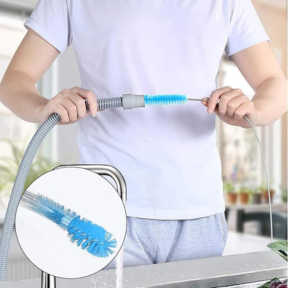 79” Flexible Pipe Cleaner Brush Set, Dual-Ended and Extra-Long Stainless Steel - Image 2