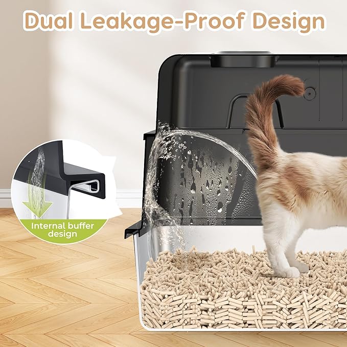 L8 Ultra-XXXL Stainless Steel Litter Box - Image 6