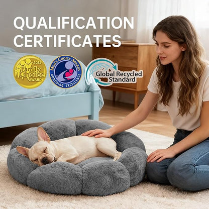 OhGeni 24 inches Calming Donut Dog & Cat Bed - Image 5