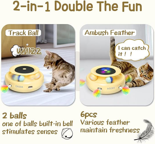 ORSDA Cat Toys 2-in-1 Interactive Cat Toys - Image 2
