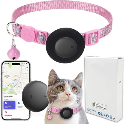 GPS Tracker for Cats, Mini GPS Pet Tracker, IPX8 Waterproof Cat Trackers by Bingolar