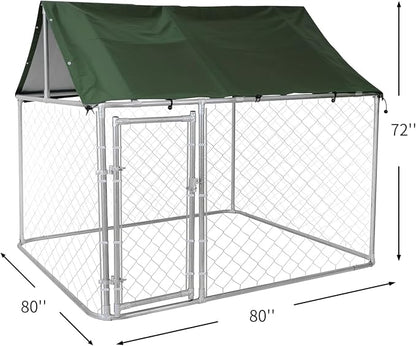 Heavy Duty 80" Outdoor Dog Kennel - Image 6