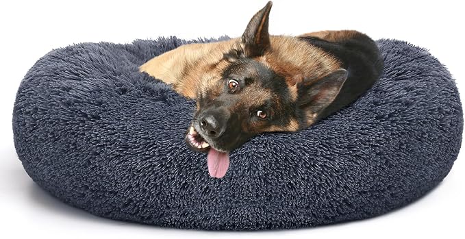 MIXJOY Orthopedic Dog Bed Comfortable Donut Cuddler Round Dog Bed Ultra Soft by MIXJOY