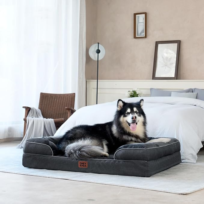 EHEYCIGA Orthopedic Dog Beds for Extra Large Dogs, Waterproof Memory Foam XXL - Image 9