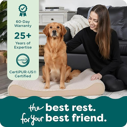 FurHaven Orthopedic Dog Bed for Large Dogs, Luxe Lounger Contour Mattress - Image 9