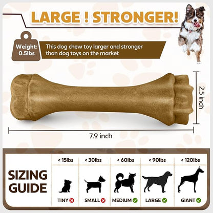 Dog Toys for Aggressive Chewers, Indestructible Bones for Aggressive Chewers - Image 2
