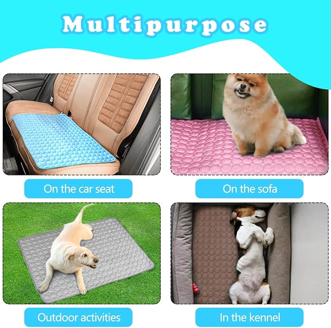 Dog Cooling Mat for Dogs, Pet Cooling Pad Bed for Dog Easy Washable for All - Image 6