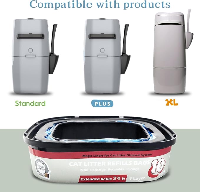 Cat Litter Refill Bags Cartridge Compatible - Image 3
