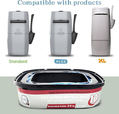 Cat Litter Refill Bags Cartridge Compatible - Image 3