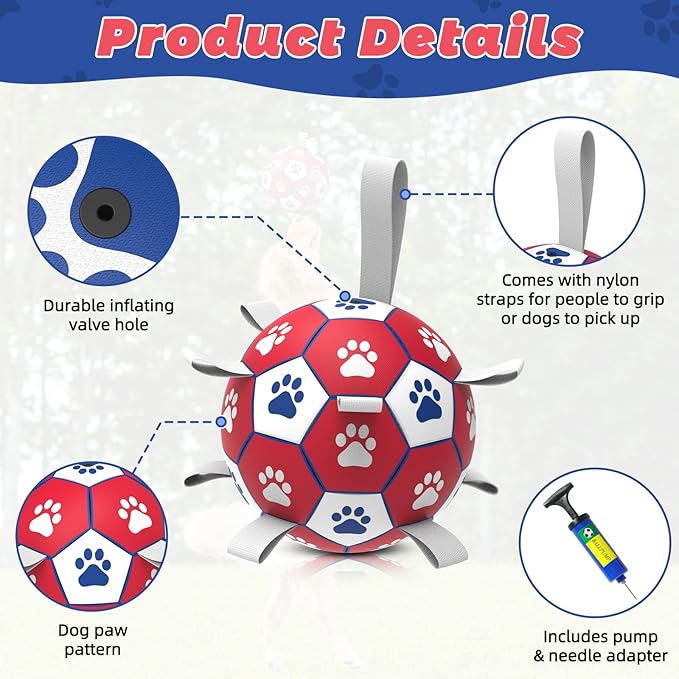 Diman Premium Dog Toys Ball, Interactive Dog Toys - Image 4