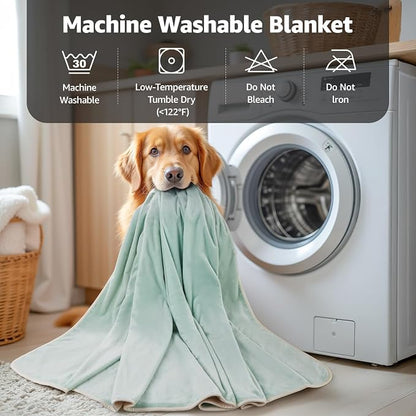 LOOBANI Waterproof Blanket for Bed: Reversible Soft Flannel King Size Bed - Image 9