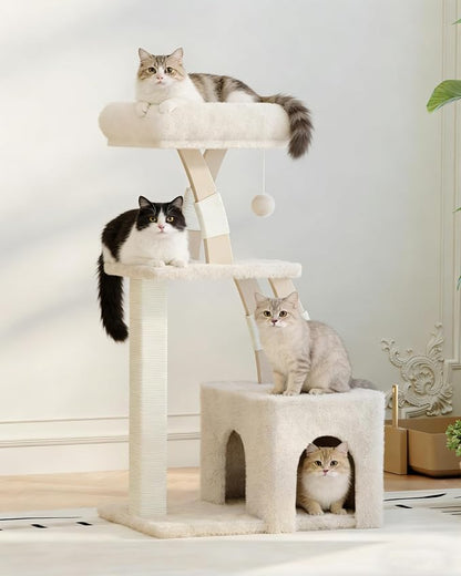 Cat Tree for Indoor Cats, 40 Inches Cat Tower - Image 2