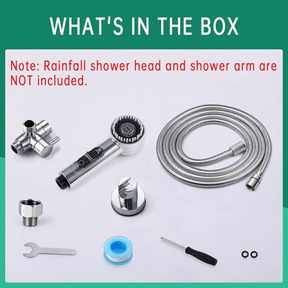 3 Mode Dog Shower Attachment, High Pressure Handheld Sprayer - Image 8