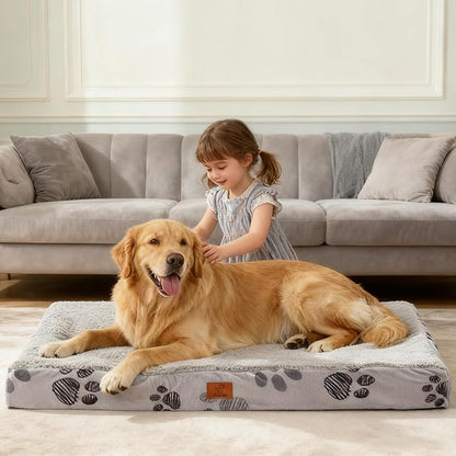 Waterproof Orthopedic Dog Bed for Extra Large Dogs 41x27x4 Inch - Image 8