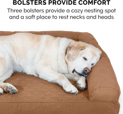 Furhaven Orthopedic Dog Bed for Large Dogs w/ Removable Bolsters & Washable - Image 11