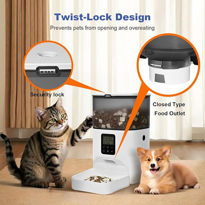 Automatic Cat Feeder, 4L Cat Food Dispenser - Image 9
