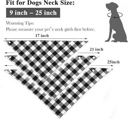 Christmas Plaid Dog Bandana - Image 3