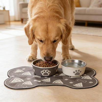 Dog Food Mat, 0.15” Thickened Super Absorbent Pet Feeding Mat - Image 7