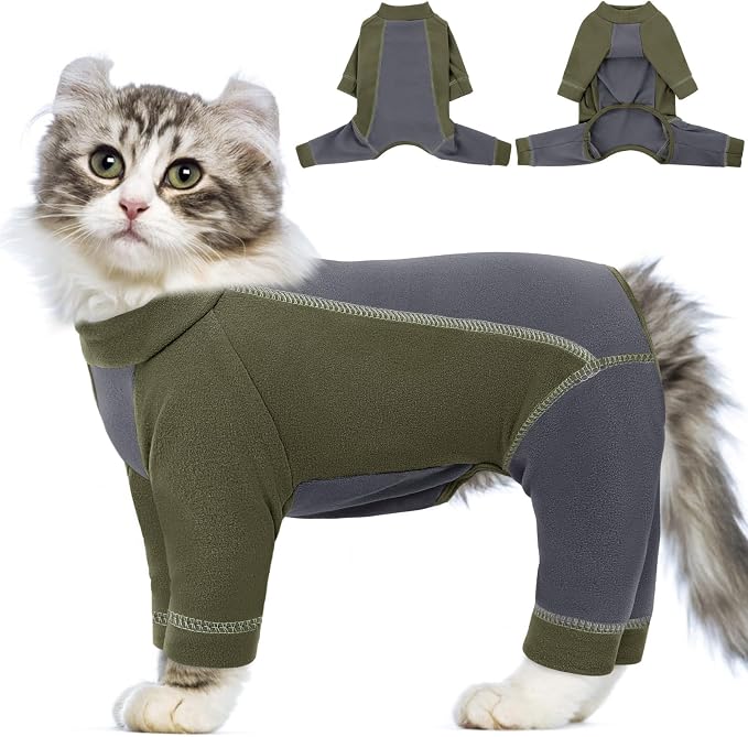 SUNFURA Hair Sticky Cat Clothes, Cat Sweater by SUNFURA