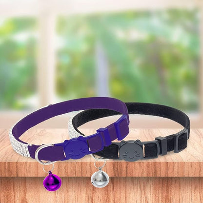 EXPAWLORER Soft Velvet Safe Cat Collars - Image 9