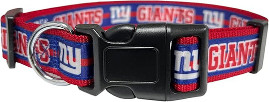 Pets First NFL New York Giants Licensed PET COLLAR, Medium by PETSFIRST