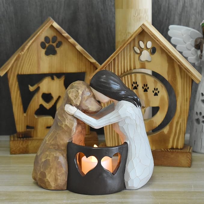 Dog Memorial Gifts，Pet Loss Gifts，Hand-Sculpted Dogs Passing Away Sympathy - Image 6
