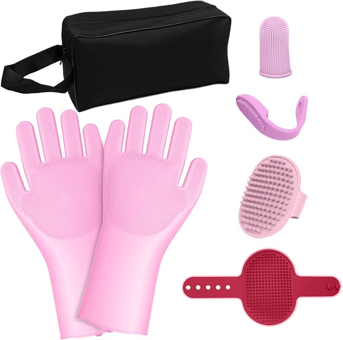 7-Piece Pet Grooming Kit with Storage Bag | Portable Bathing Set - Image 9