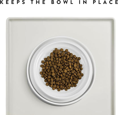 CatGuru Cat Food Mat, Small & Large Pet Feeding Mat, 100% Waterproof Cat - Image 5