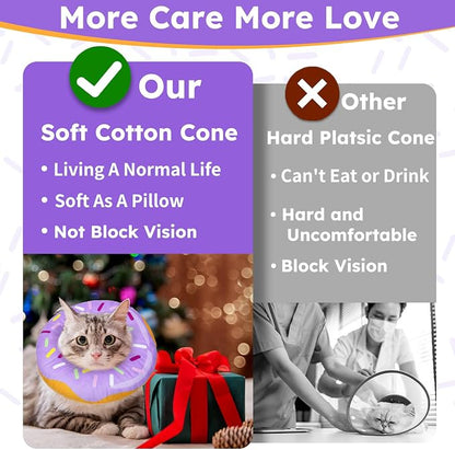 Cat Cone Collar Soft, Cat Recovery Collar - Image 7
