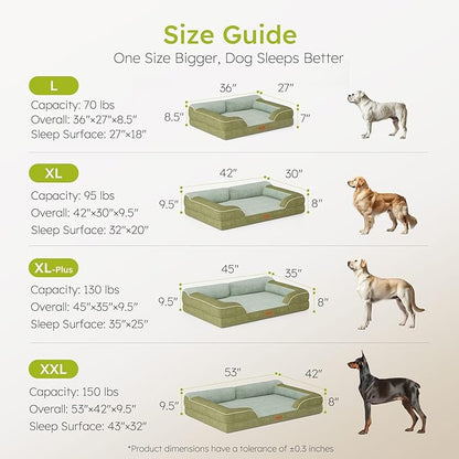 XXL Dog Bed for Extra Large Dogs, Giant Orthopedic Dog Bed - Image 8