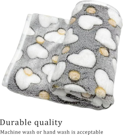 1 Pack 3 Blankets Super Soft Fluffy Premium Fleece Pet Blanket Flannel Paw - Image 5