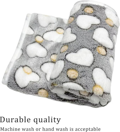 1 Pack 3 Blankets Super Soft Fluffy Premium Fleece Pet Blanket Flannel Paw - Image 5