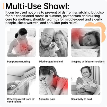 QBLEEV Parrot Anti-Scratch Shoulder Protector, Bird Diaper Poop Cover Pad - Image 6