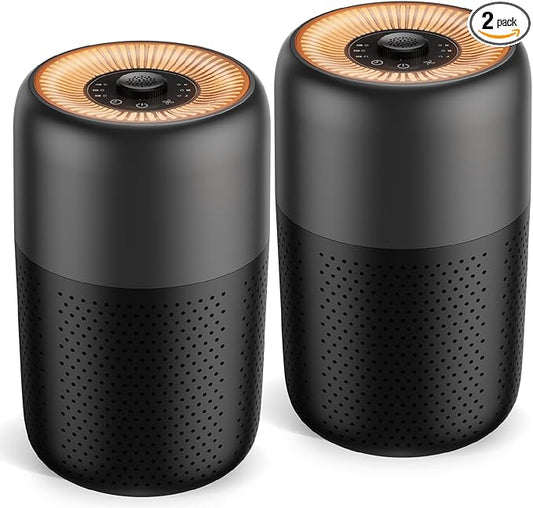 2 Pack YARIKI Air Purifiers for Bedroom Home by YARIKI