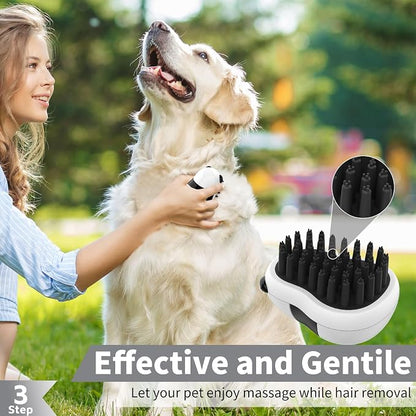 Comotech 3PCS Dog Bath Brush | Dog Shampoo Brush |Scrubber - Image 4
