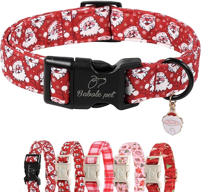 Christmas Dog Collar by Babolepet