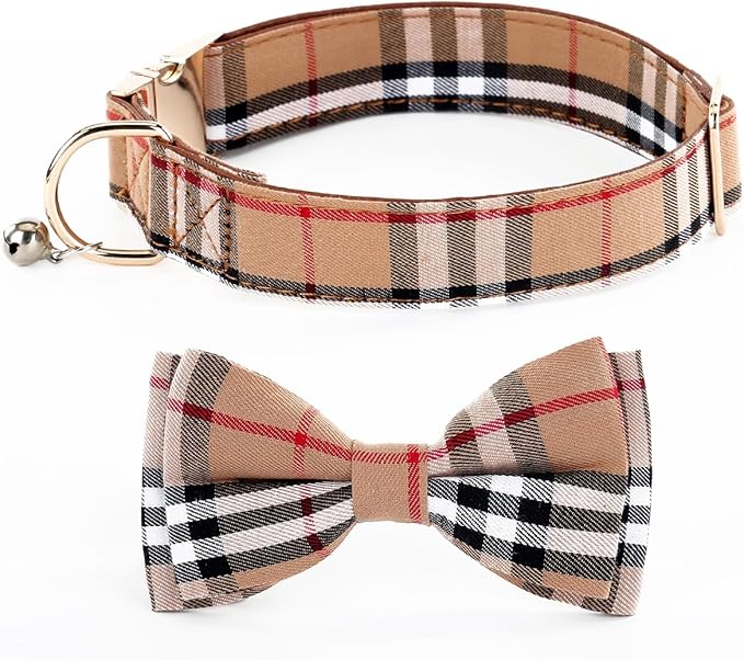 Yizepet Dog Collar with Bow Tie- Adjustable pet Collar by Yizepet