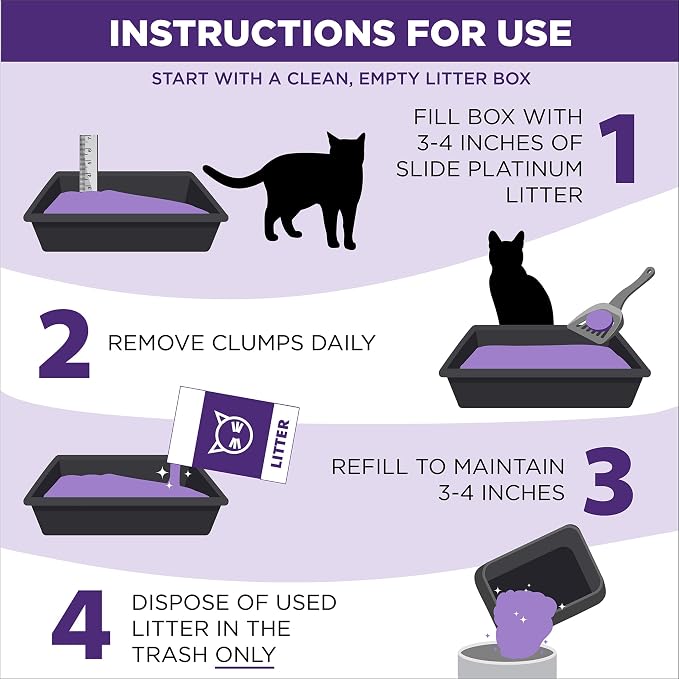 ARM & HAMMER Clump & Seal SLIDE Platinum Multi-Cat Clumping Cat Litter - Image 7