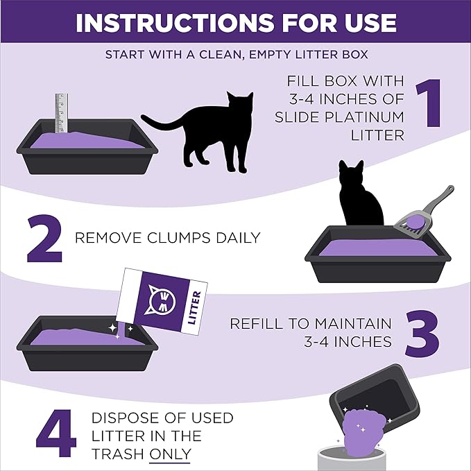 ARM & HAMMER Clump & Seal SLIDE Platinum Multi-Cat Clumping Cat Litter - Image 6