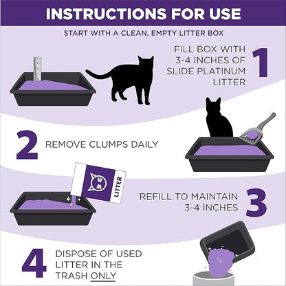 ARM & Hammer Clump & Seal Slide Platinum Multi-Cat Clumping Cat Litter - Image 6
