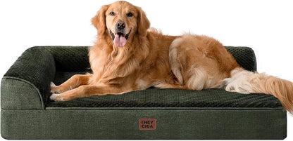EHEYCIGA Extra Large Dog Bed Othorpedic, Memory Foam XL Dog Bed by EHEYCIGA