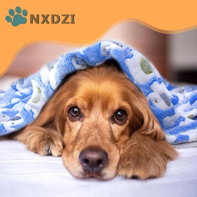 Dog Blankets for Medium Large Dogs, 3 Pack Washable Pet Throw 41" x 31" - Image 3