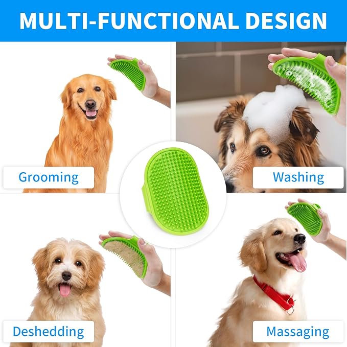 Dog Grooming Brush，Pet Shampoo Massage Bath Brush Comb - Image 4