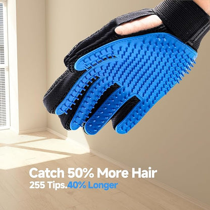 Pet Hair Removal Glove for Dogs & Cats, 2-in-1 Deshedding Brush & Massage Mitt - Image 2