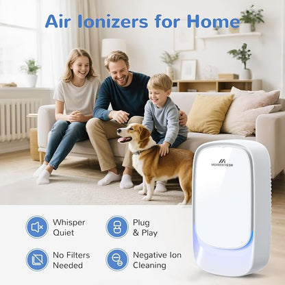 Air Ionizers, Plug in Negative Ion Air Purifier, Pet Odor Eliminator - Image 2