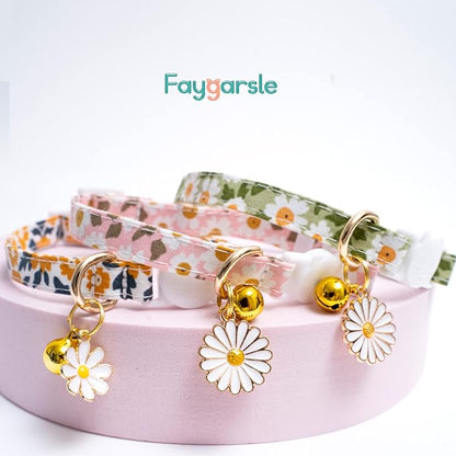 Faygarsle 3 Pack Cotton Safe Breakaway Cat Collars - Image 2