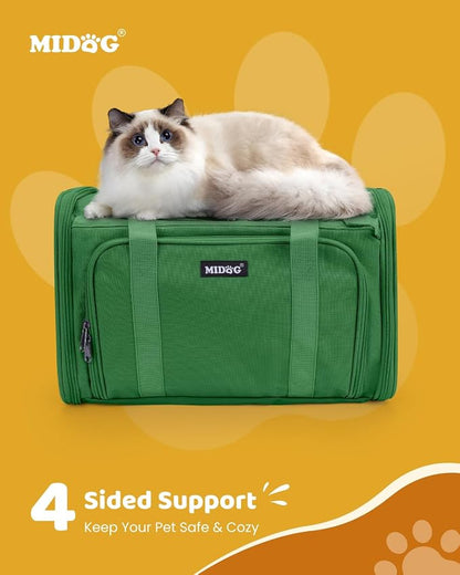 MIDOG Cat Carrier Soft for Small to Medium-Sized Cats, TSA Airline Approved - Image 7