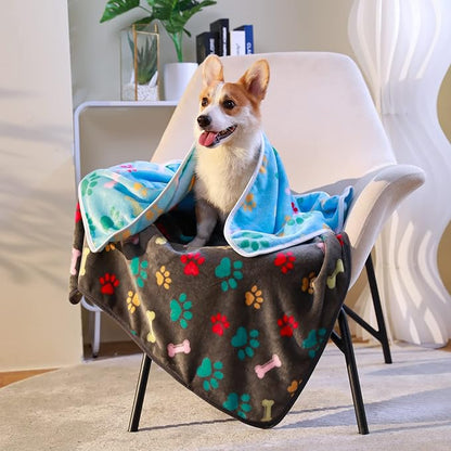 Luciphia 1 Pack 6 Dog Blankets Cat Soft Fluffy Fleece Pet Blanket Warm Cute - Image 2