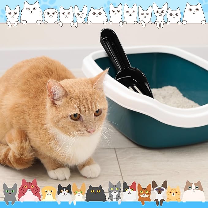 Bokon 6 Pack Disposable Cat Litter Scoop - Image 4