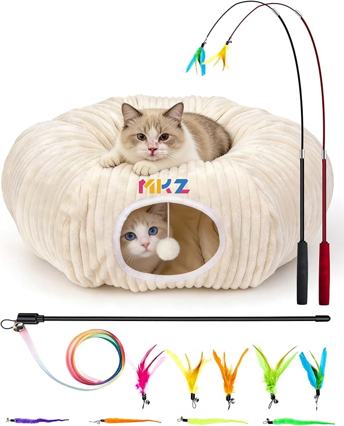 Cat Tunnel for Indoor Cats by MKZ